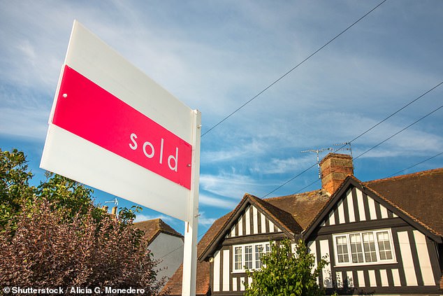 Climbing: The average UK house price increased by £25,000 in the year to November 2021