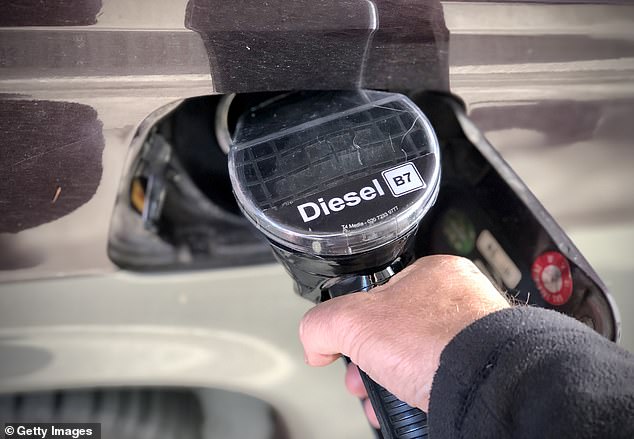 If you drive a diesel-powered family car, it will cost almost £100 to brim a 55-litre tank. That's over £27 more expensive than 12 months ago and experts warn more increases are on the way