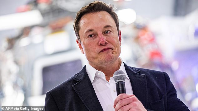 With the VW potentially gazumping that single-charge driving distance by 61 miles, Tesla boss Elon Musk (pictured) might likely see it taking sales off his most affordable electric vehicle