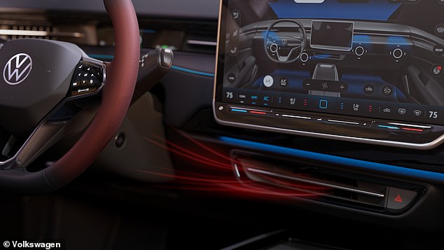 The infotainment touchscreen has been improved on customer feedback, meaning drivers will can access the temperature controls directly from the home screen