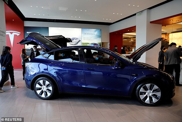 A large festive-season shipment of pure electric Teslas to the UK saw the Model Y (pictured) catapult up the order to the third best-selling vehicle in 2022