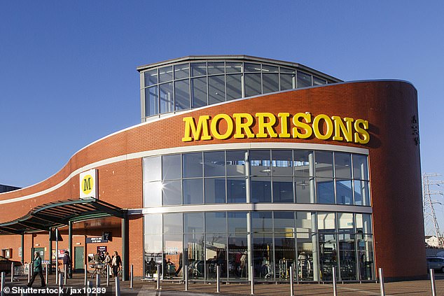 Christmas slump: Industry figures showed sales at Morrisons fell 2.9% to £3.1bn in the 12 weeks to December 25