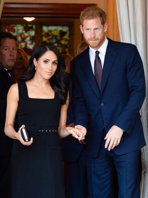 Meghan Markle and Prince Harry at an event
