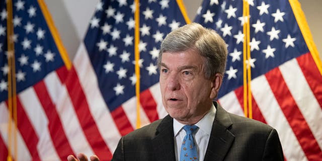 U.S. Sen. Roy Blunt, R-Mo., speaks on Capitol Hill in Washington, June 10, 2020.